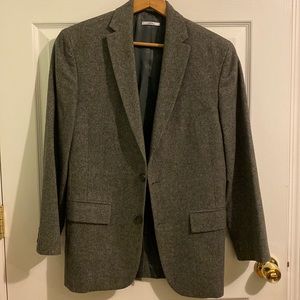 Calvin Klein gray wool slim fit modern men’s blazer size small
